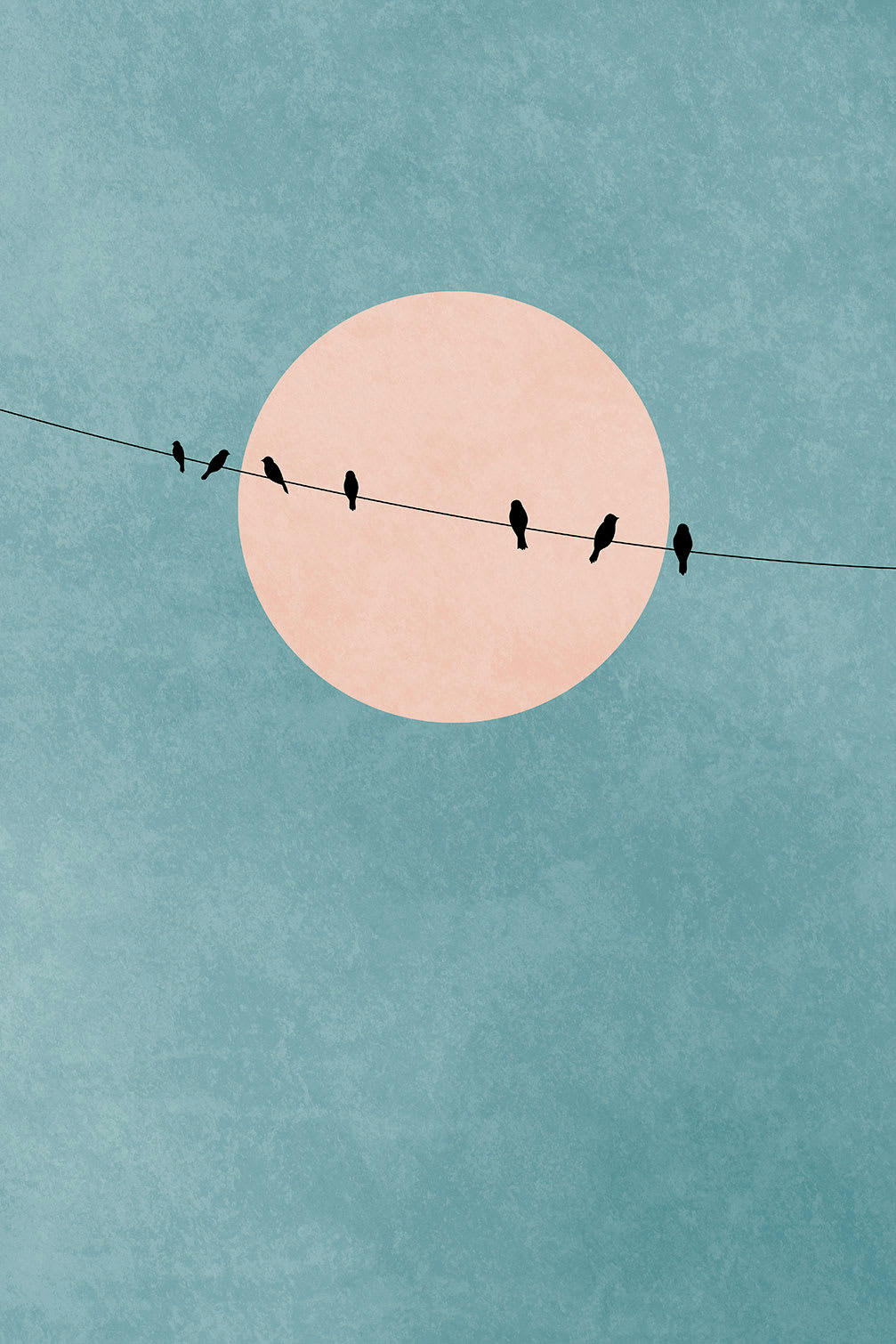 - Tableau paysage Silence et Gratitude imprimé sur toile 80x120cm