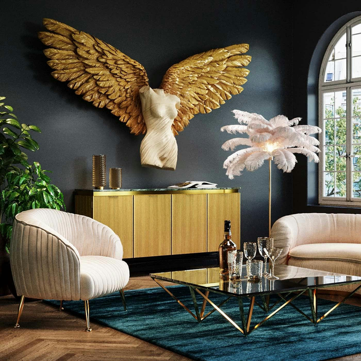 GOLDIE - Buffet Goldie Kare Design