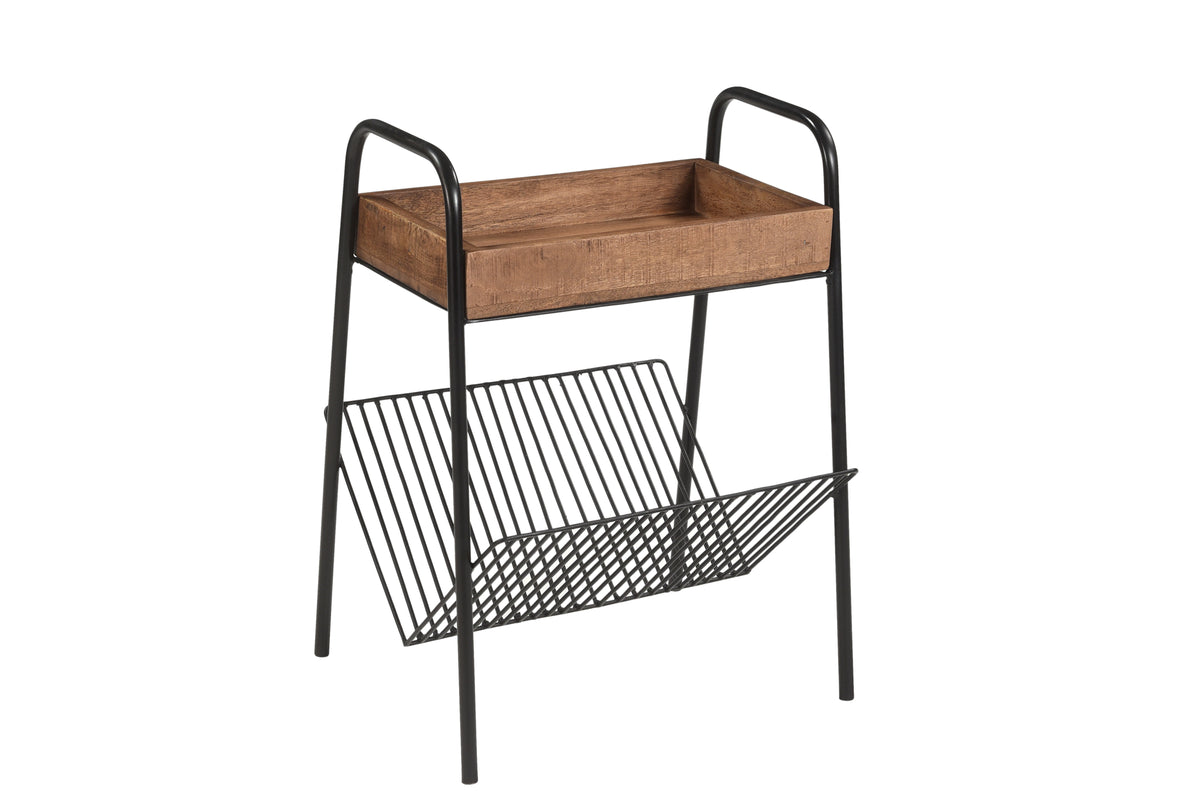 Brix Bijzettafel April - 40cm - mangohout