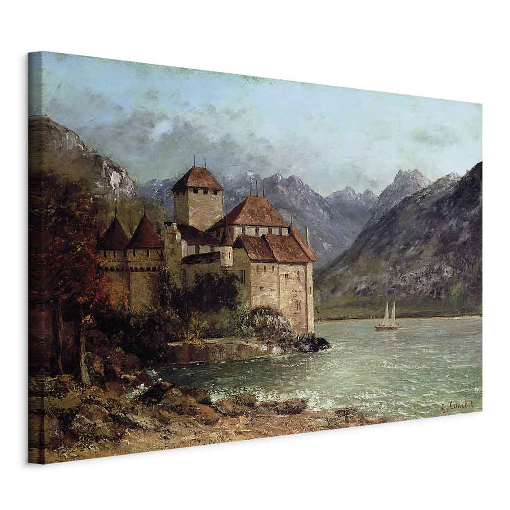 Obraz Zamek Chillon 30 x 20 cm