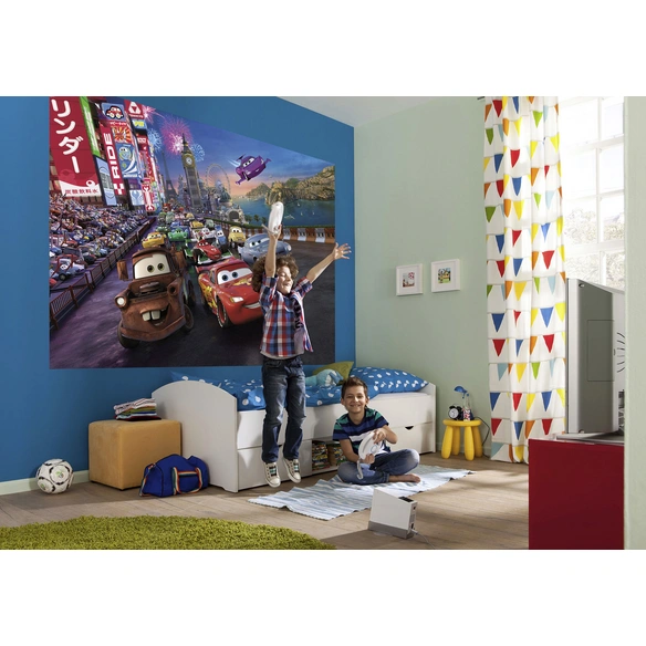 Papiertapete »Cars Race«, Breite 254 cm
