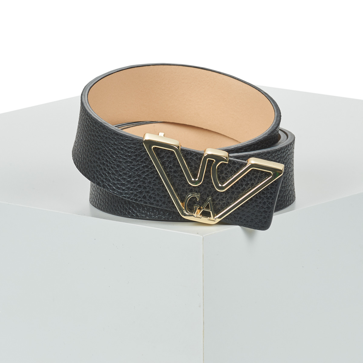 Emporio Armani - TONGUE BELT Y3I048 - Black