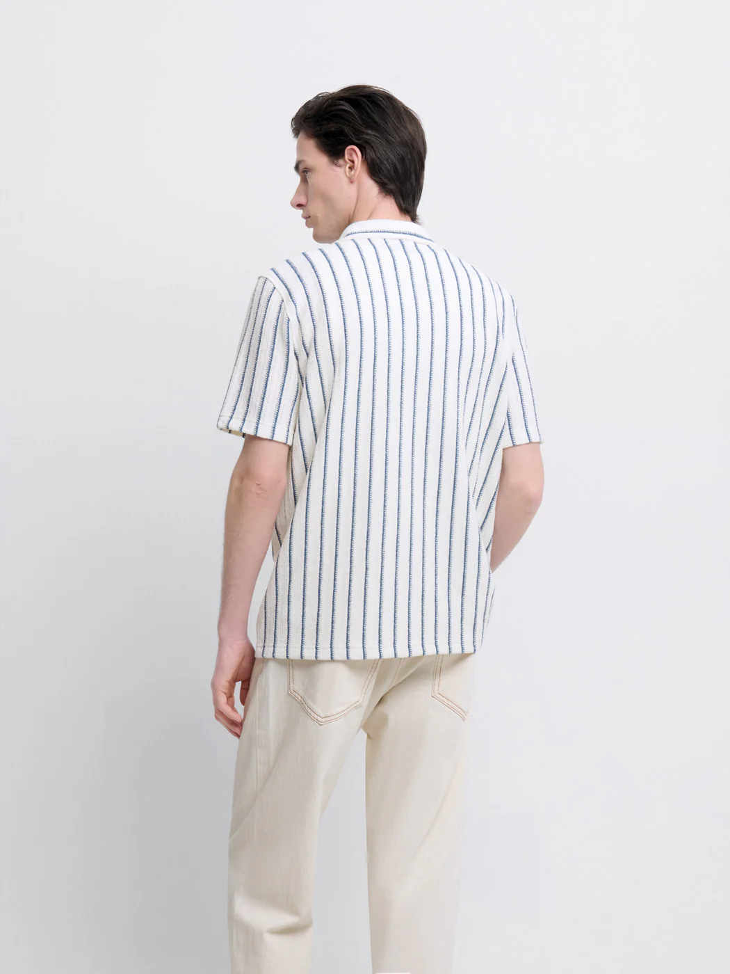 Chemise manches courtes rayé