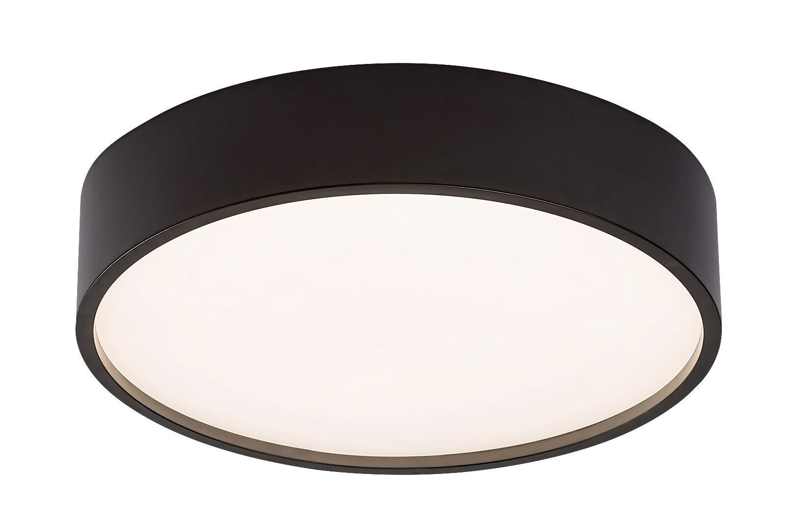 Plafon Larciaokrągły czarno-biały LED 1x18W 28cm 970lm IP44 Rabalux