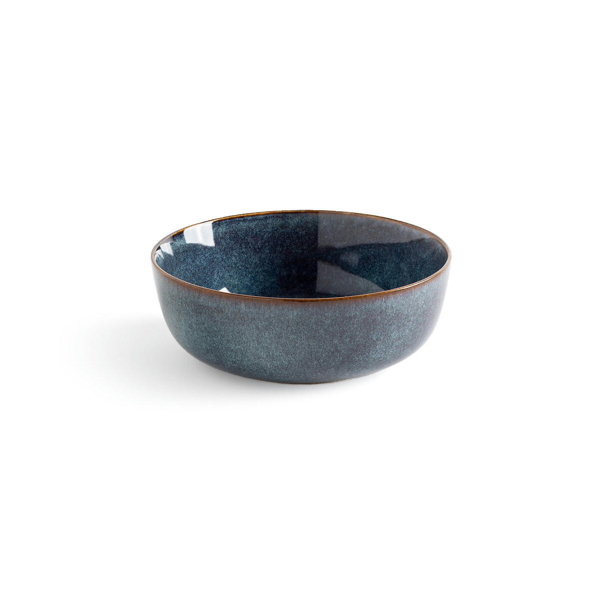 Lot de 6 assiettes creuses en grès, Onda
