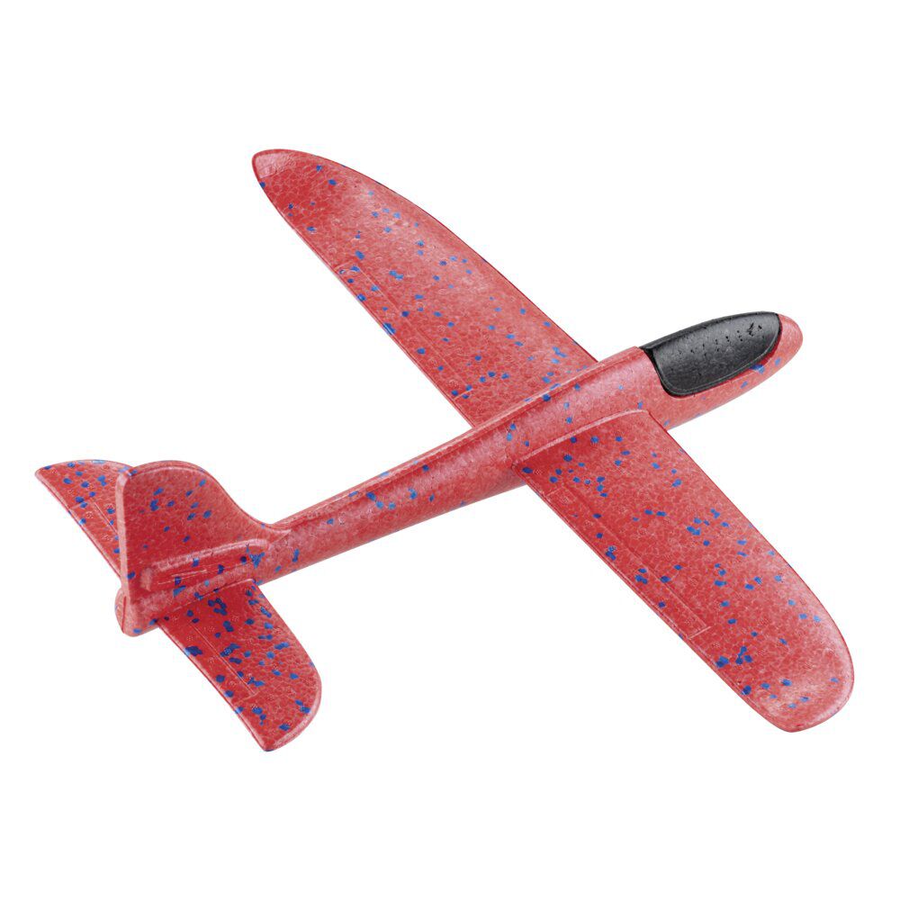 Avion planeur 48x48cm en plastique coloré moucheté (3 modèles)