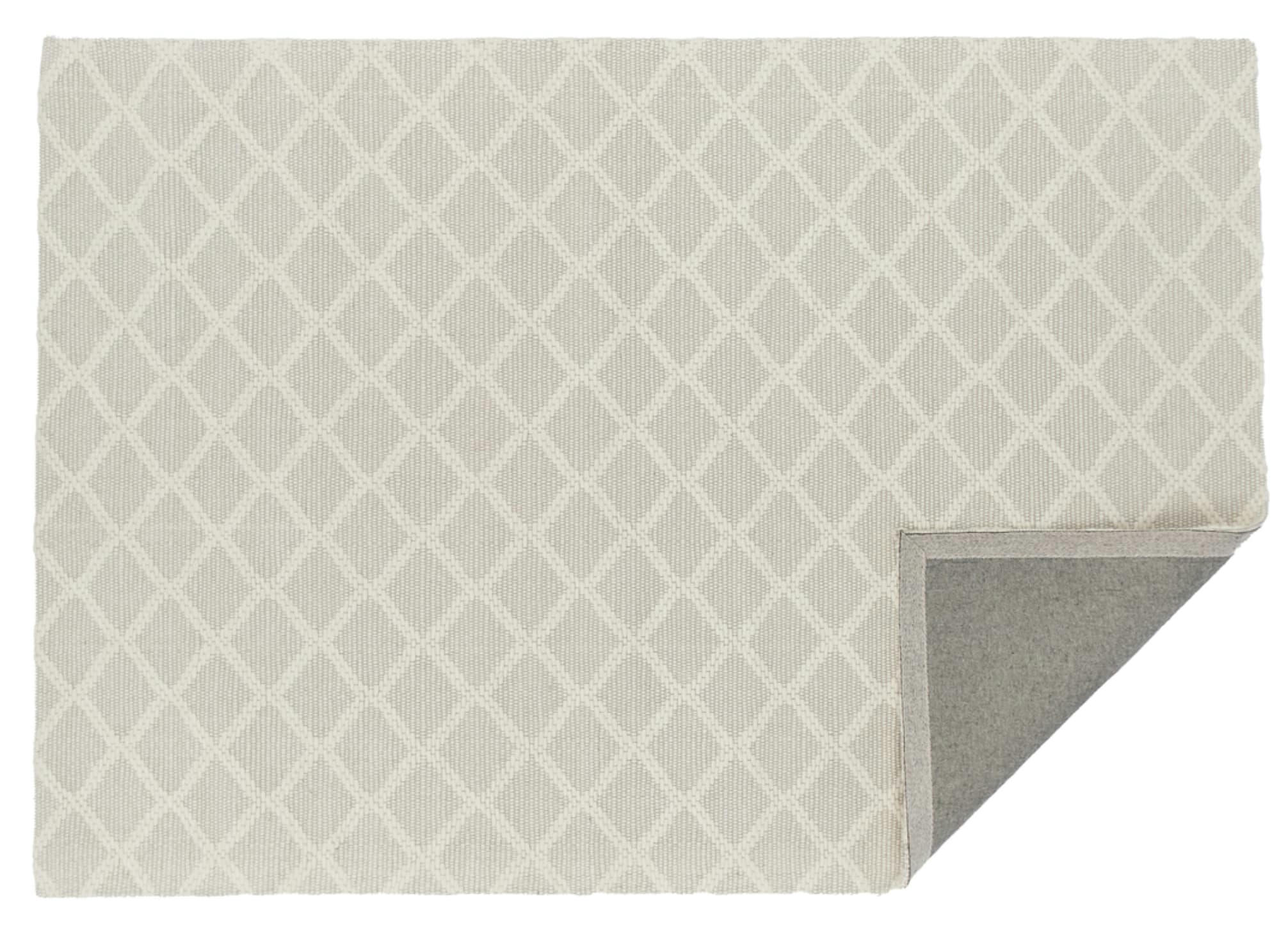 - Tapis en laine design scandinave Cloudy, blanc cassé – 160x230