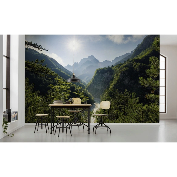 Vliestapete »Elbenpforte«, Breite 450 cm, seidenmatt
