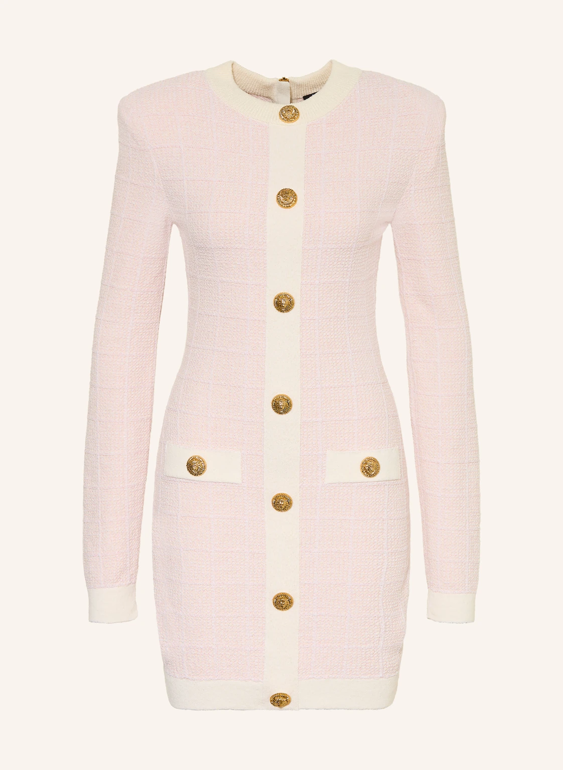 BALMAIN Cocktailkleid mit Glitzergarn