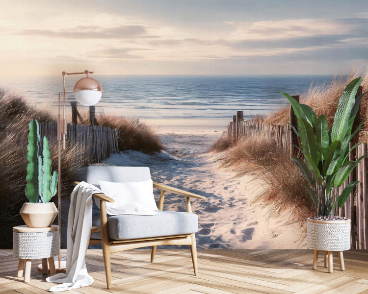 Fototapeta Plaża Beżowy Na Flizelinie Do Sypialni Salonu 250x175