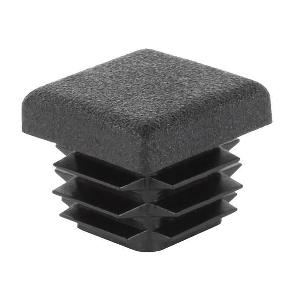 Verschlussstopfen, schwarz, Kunststoff, 4 Stück