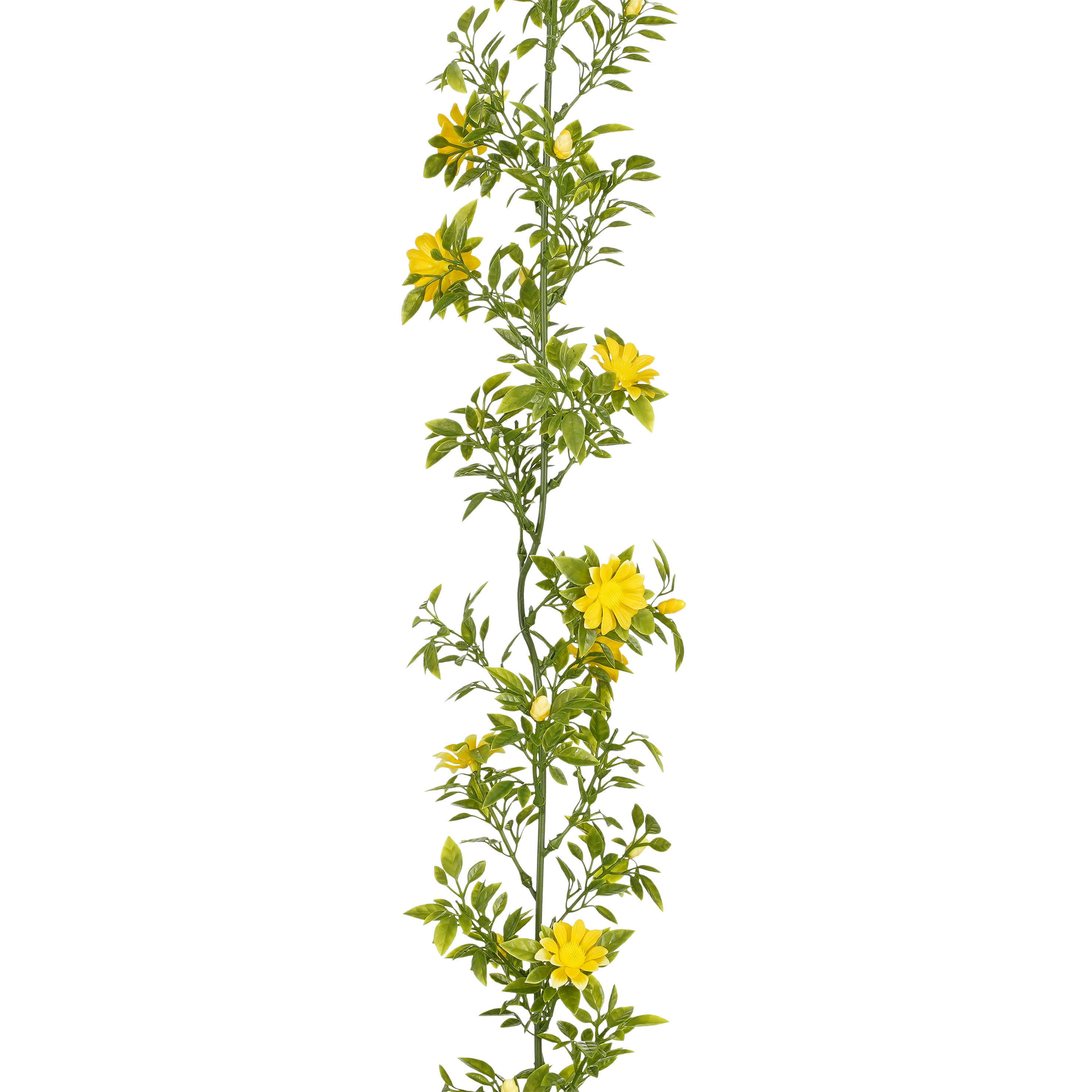 DAISY - Guirlande de marguerite artificiel jaune L180