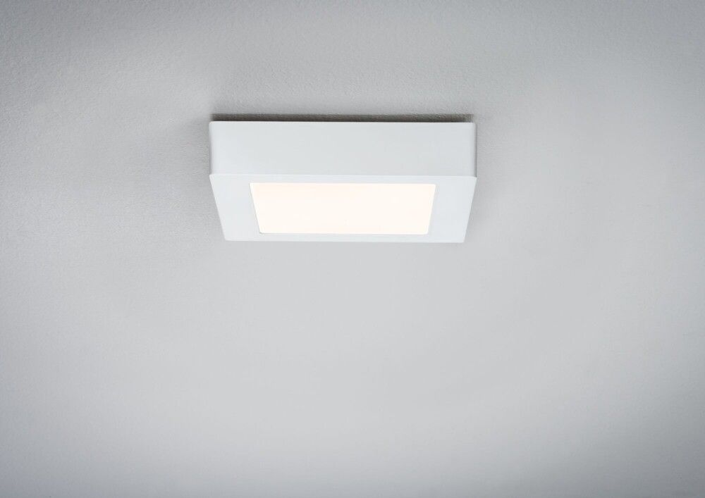 LED-PANEL PAULMANN LUNAR 170MM 11,1W 230V HVIT MATT ALU
