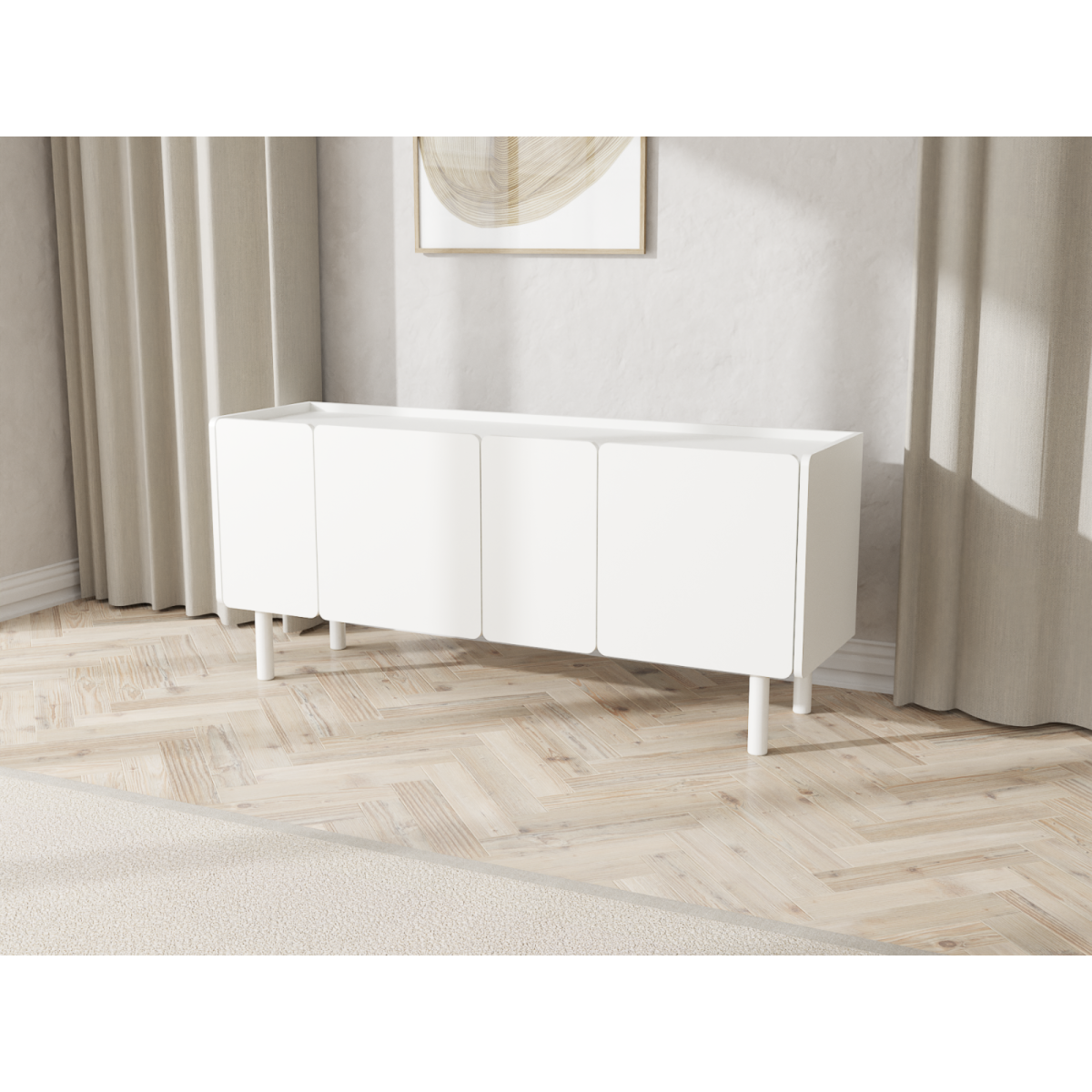 Nordic Home - Cheri dressoir 160 cm - wit