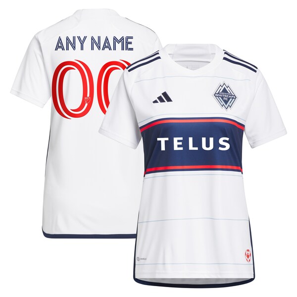 Vancouver Whitecaps FC adidas Women's 2024 Bloodlines Replica Custom Jersey - White