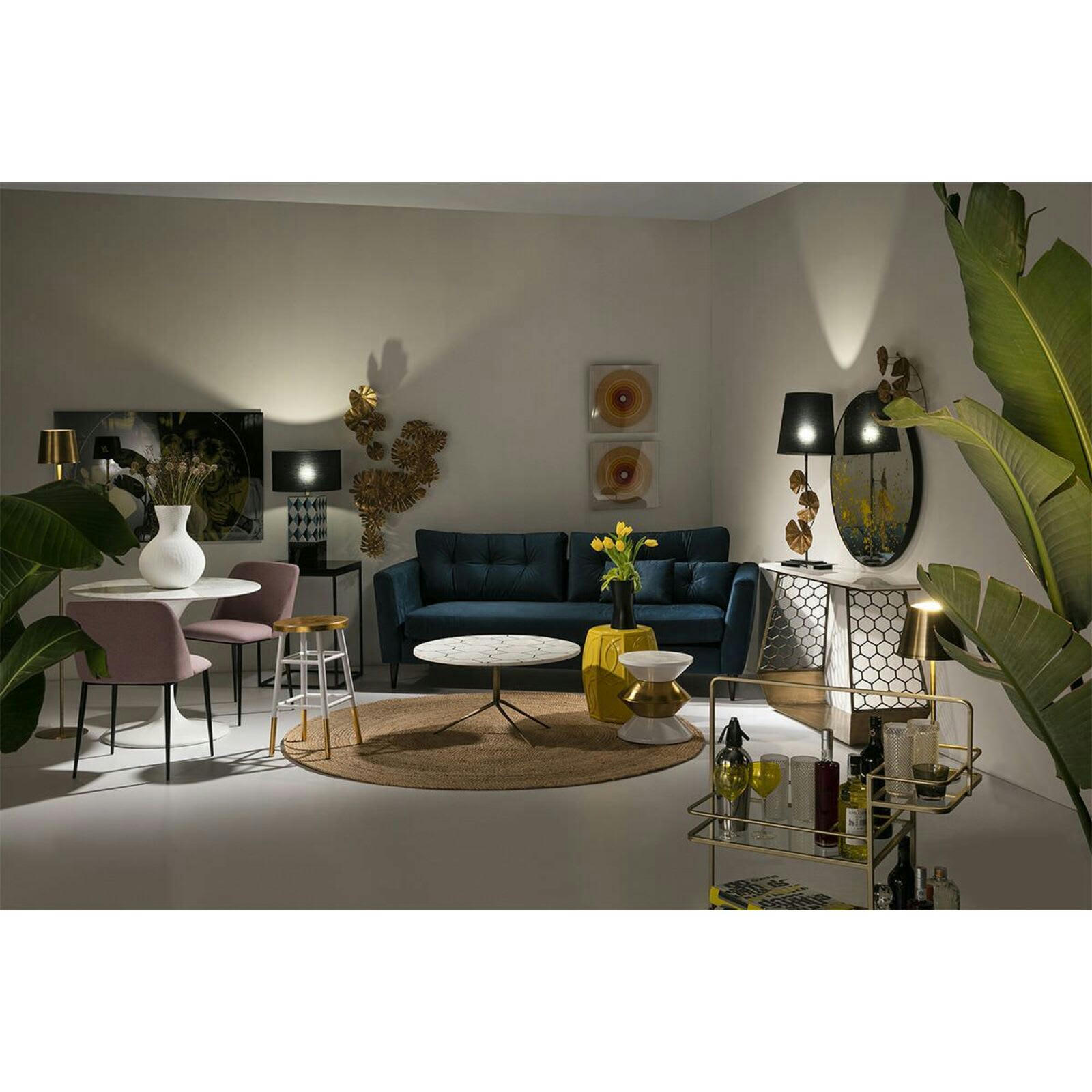 ALMAFRE - Lampe de salon Métal Or 13x13x39 cm