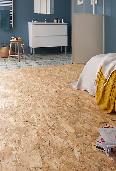 Dalle OSB 3 plancher - 205 x 62,5 cm, ép.18 mm (vendue à la pièce)