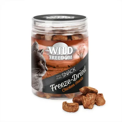 Wild Freedom Freeze-Dried Snacks Chicken Hearts