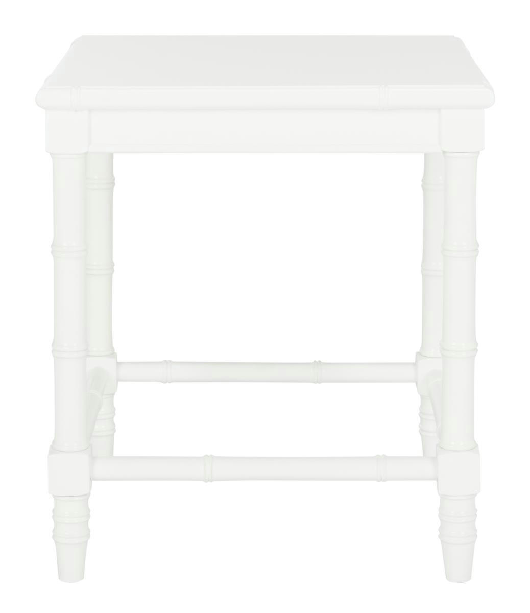 SYLVA - Table d'appoint MDF en Blanc, 50 X 50 X 55 cm