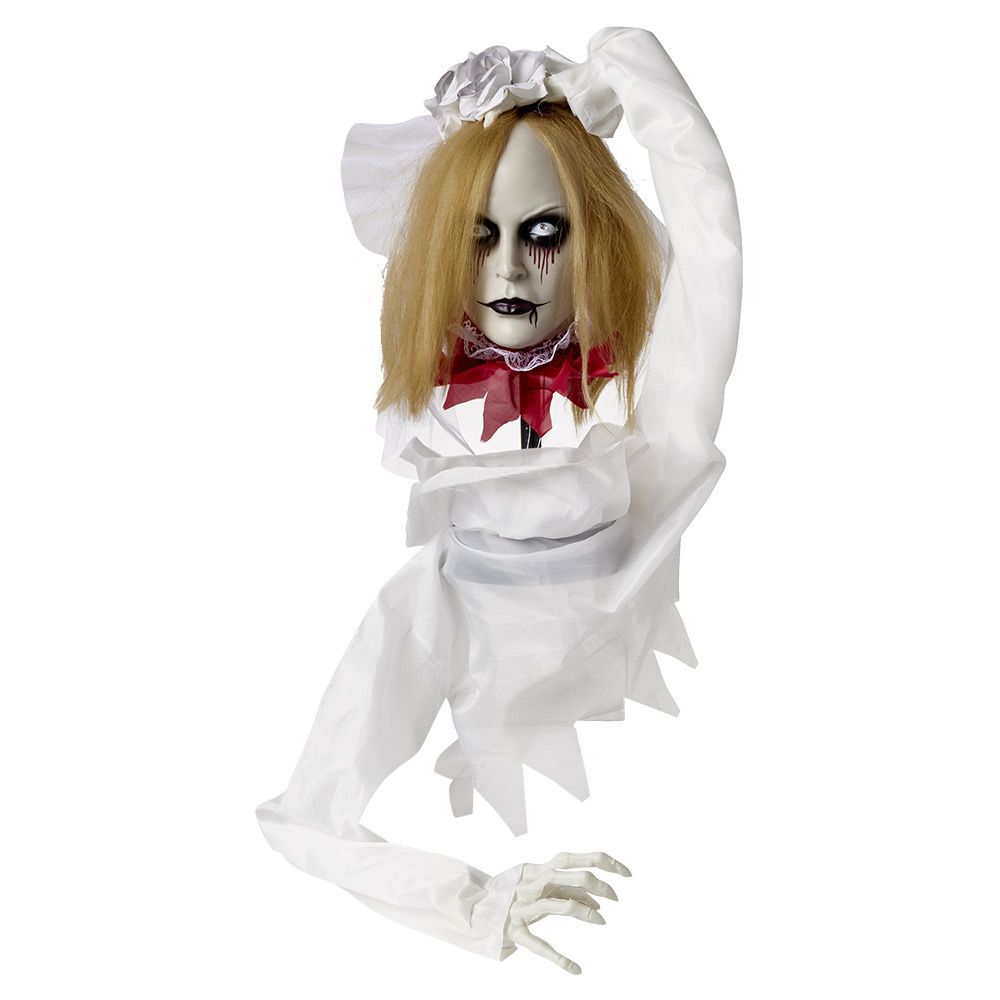 Mariée animé dame blanche Halloween à poser