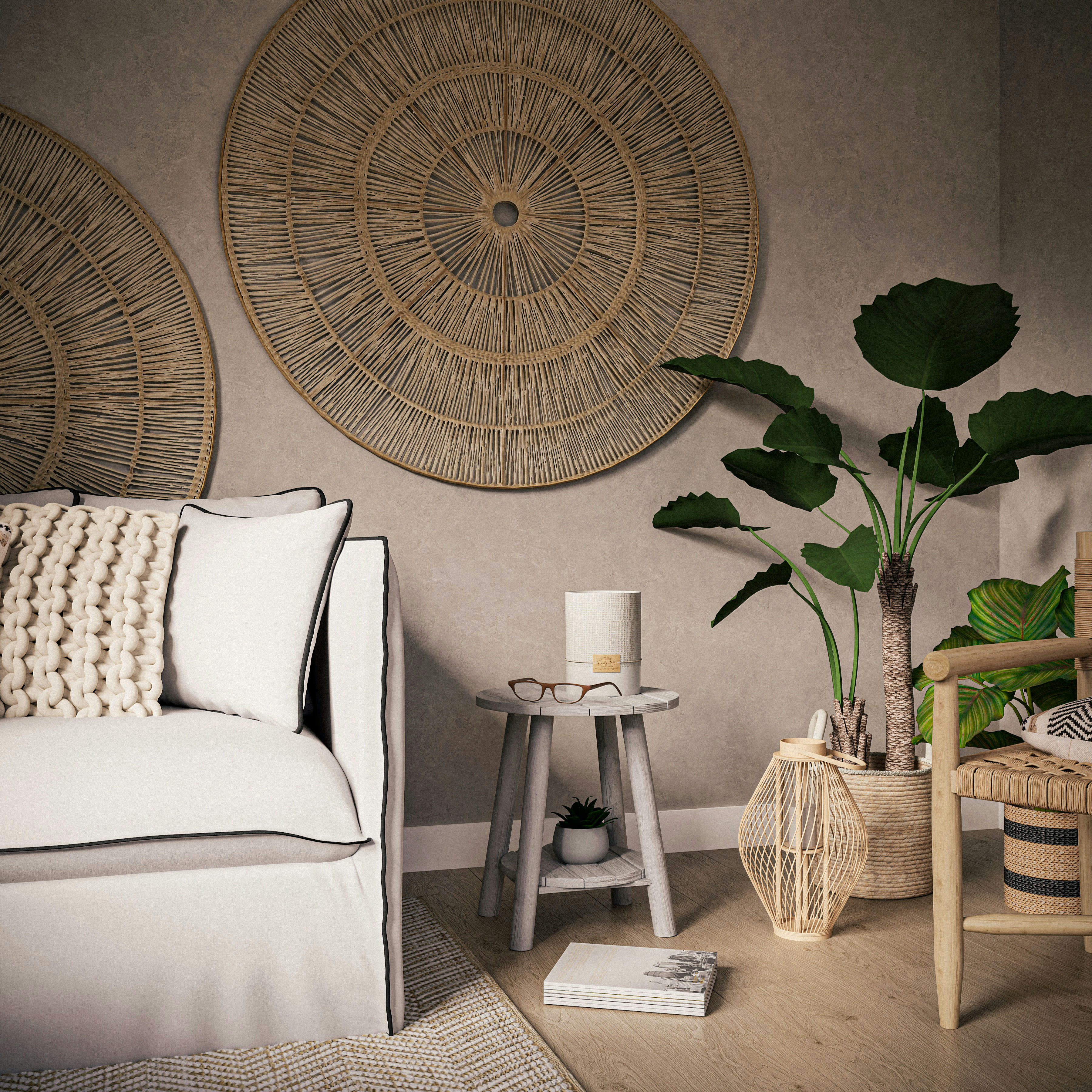 - Plante artificielle Aloe Vera et pot en céramique blanche