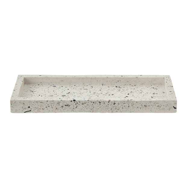 BANDEJA 25 CM X 10 CM TERRAZZO