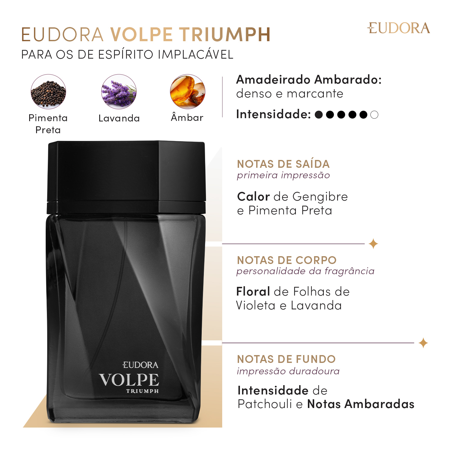 Volpe Triumph Desodorante Colônia 100ml
