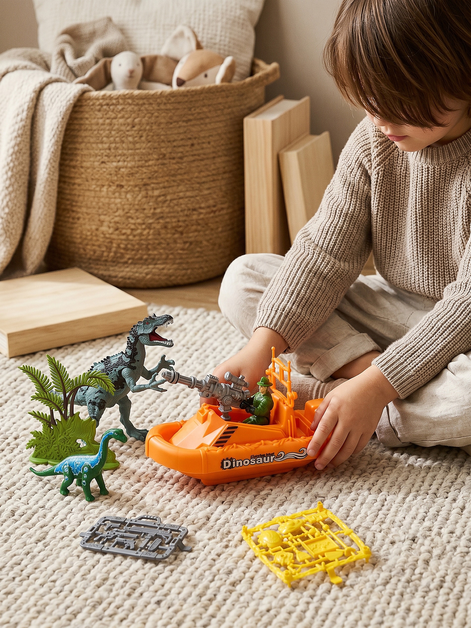 Zabawka - zestaw figurek z dinozaurami