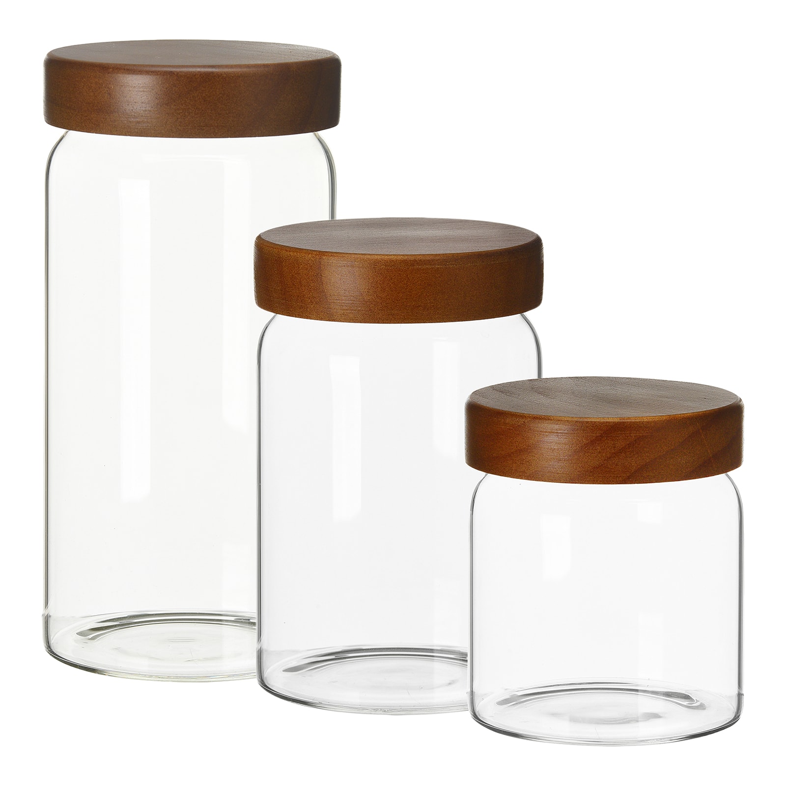 Vorratsgläser-Set Klar, 3 -tlg.