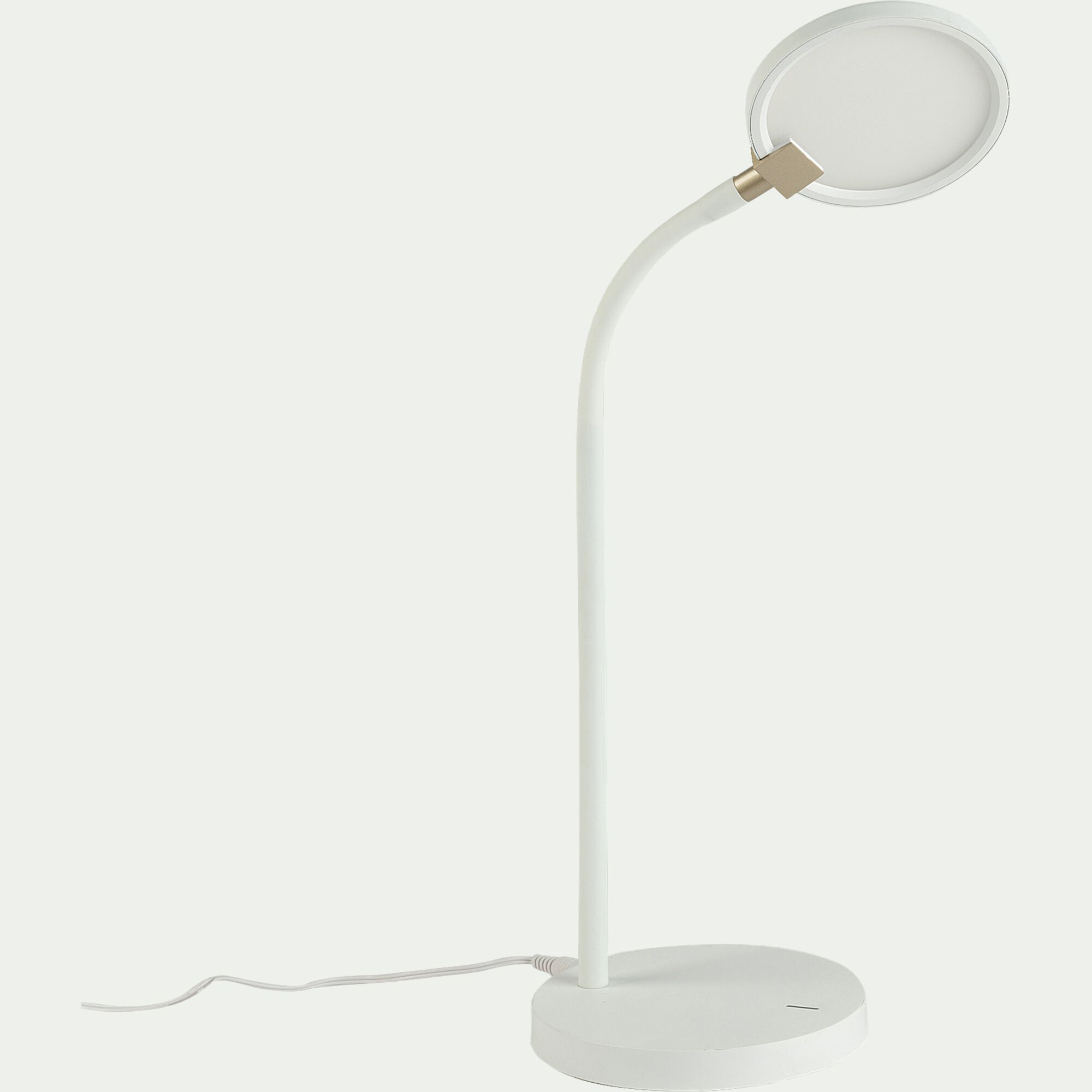 SOLAR - Lampe de bureau avec variateur H31,50cm - blanc