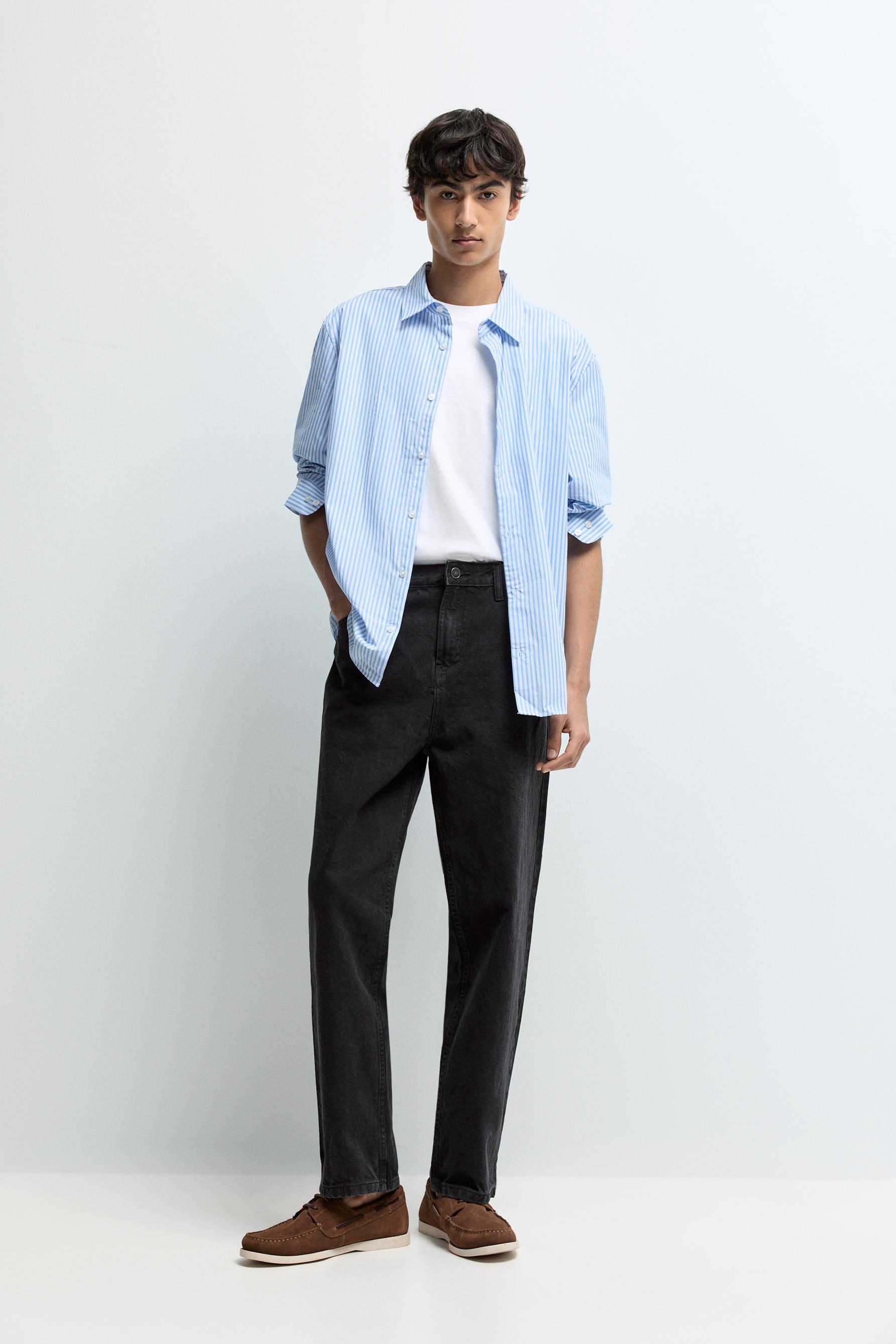 Camisa rayas regular fit