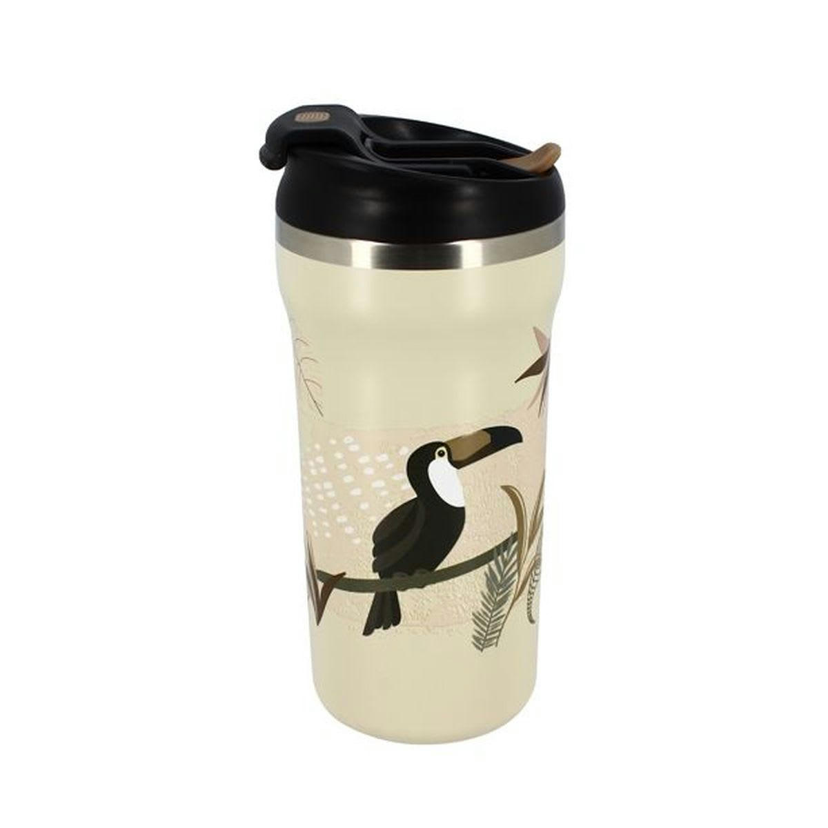 TOUCAN - Mug isotherme 350ml motif toucan