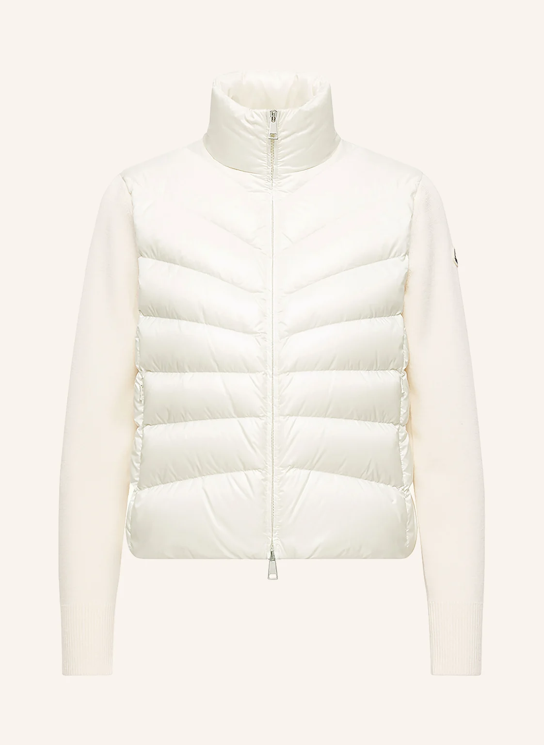 MONCLER Lightweight-Daunenjacke im Materialmix