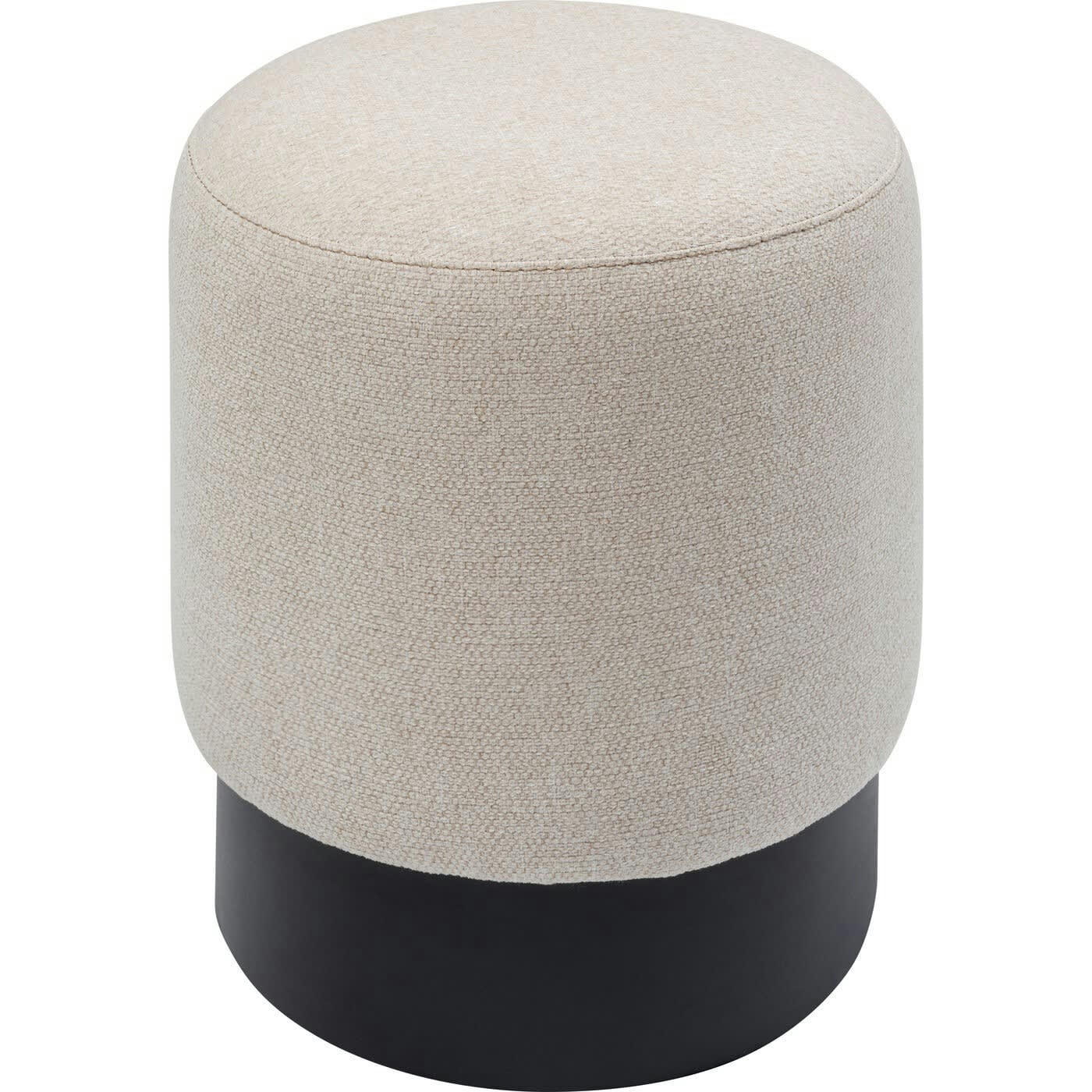 CHERRY - Tabouret Cherry crème et noir Kare Design