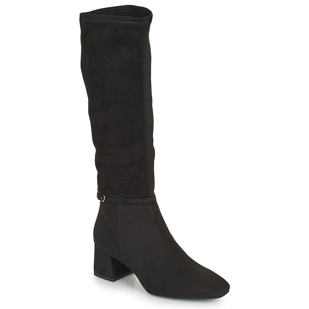 JB Martin - ANNA - Canvas / Suede / Stretch / Black