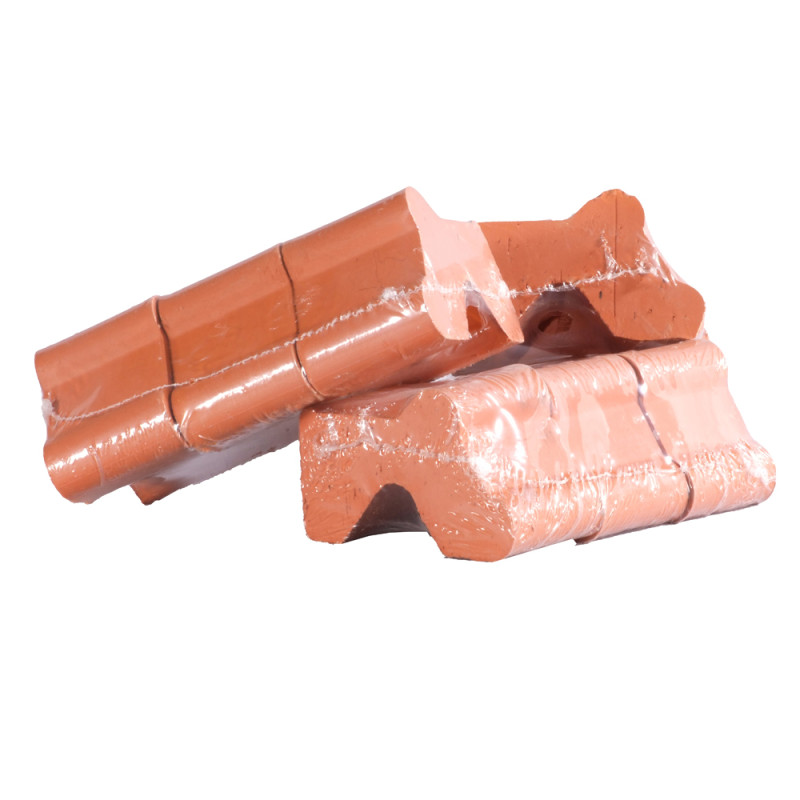 Pied de pot de fleurs terracotta 3 pièces