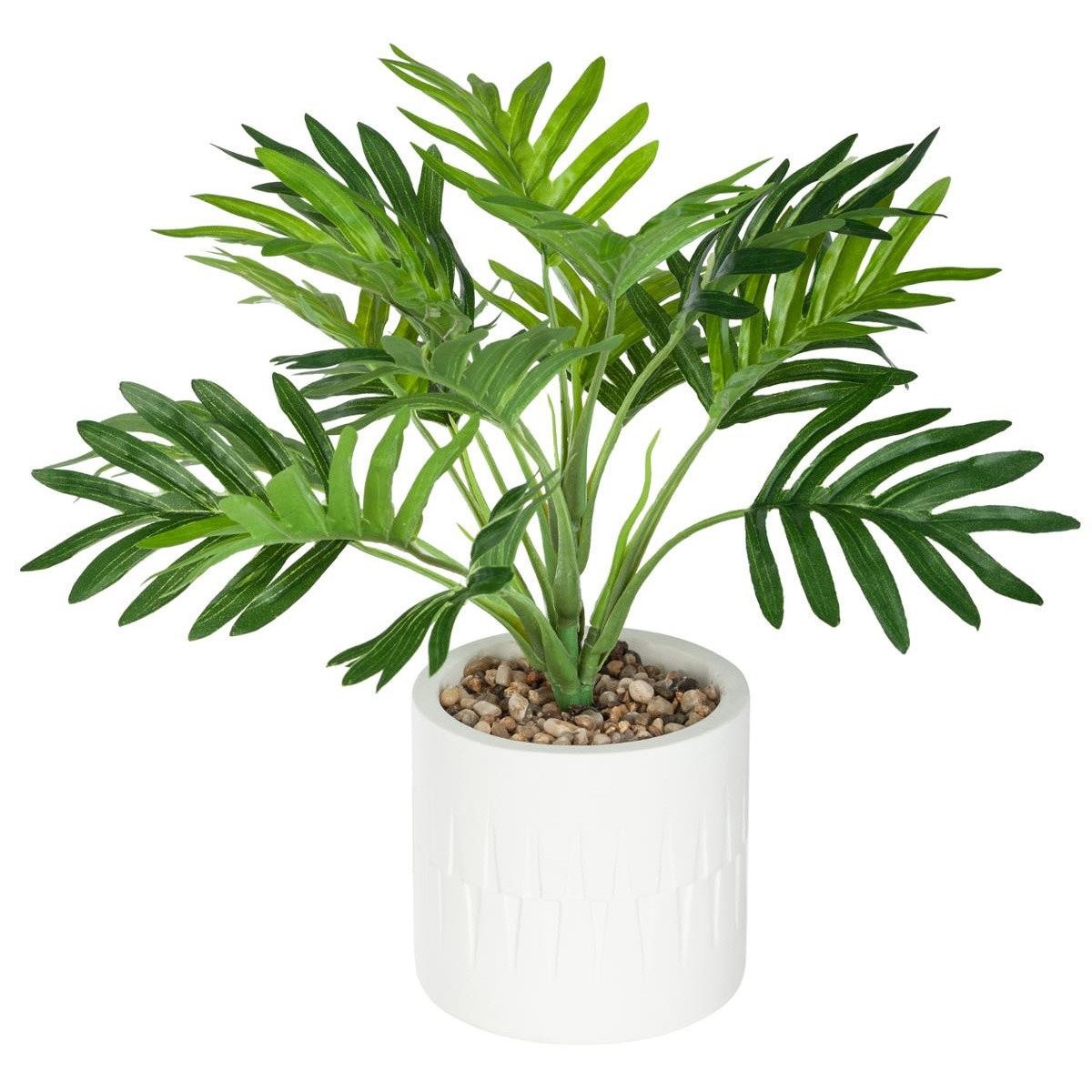 Sztuczny kwiat w donicy - palma ETNIK, 29 cm