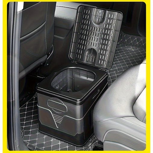 NNETM Foldable Car Toilet for Outdoor and Emergency Use
