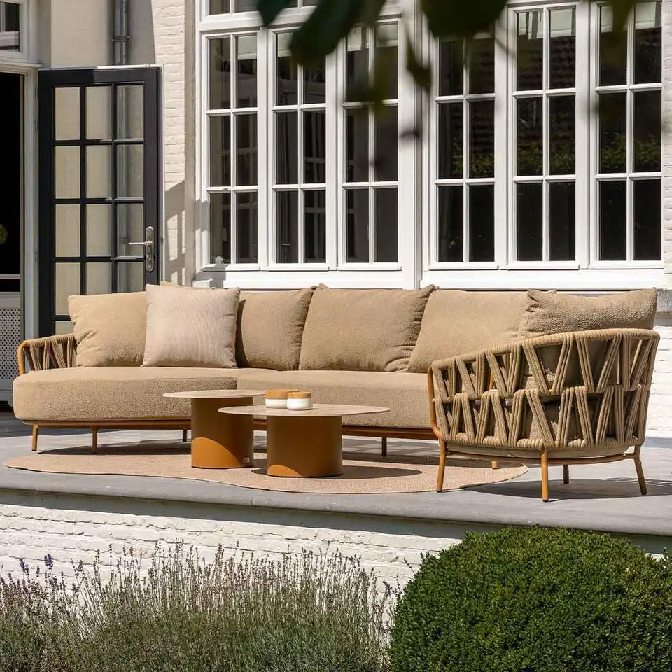 4 Seasons Sofie loungetafel 50x60x35 cm amber - ceramic