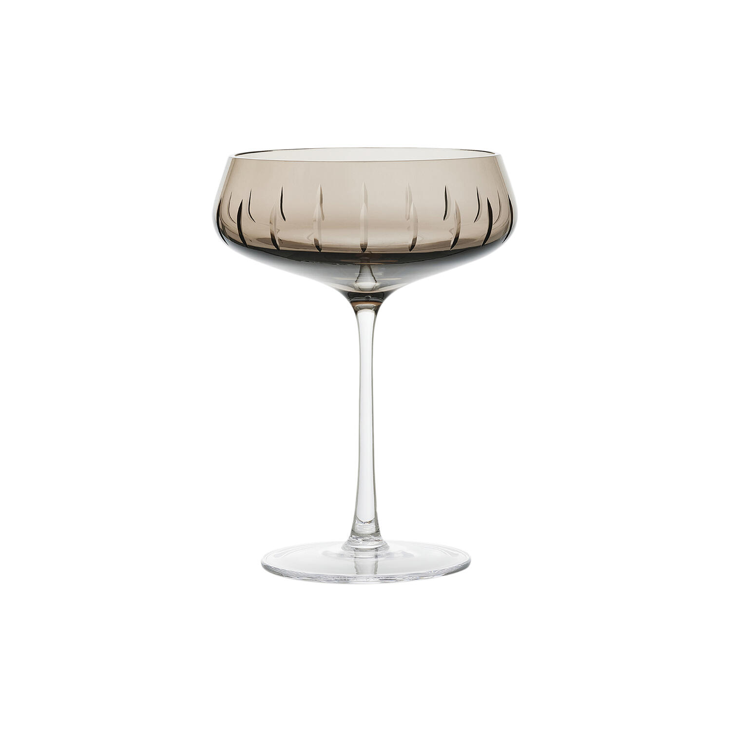 Champagne Coupe Single Cut, smoke