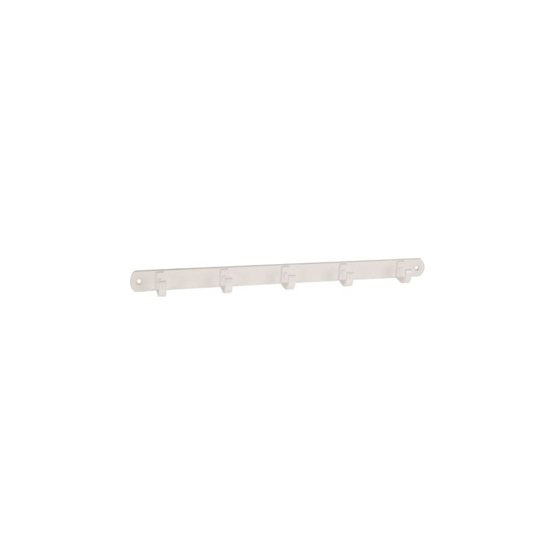 Porte-essuie en aluminium blanc 34 cm