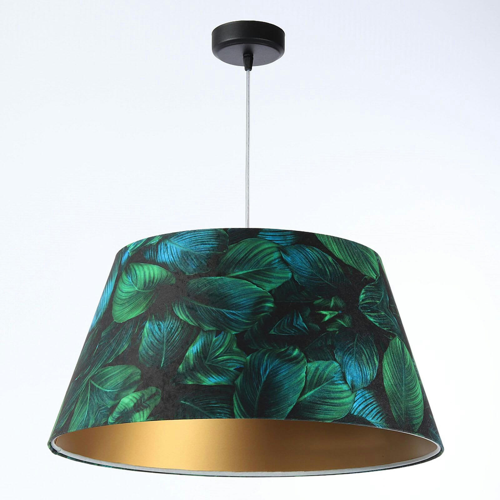 BIG BELL - Suspension Tissu Vert 50x50x27 cm