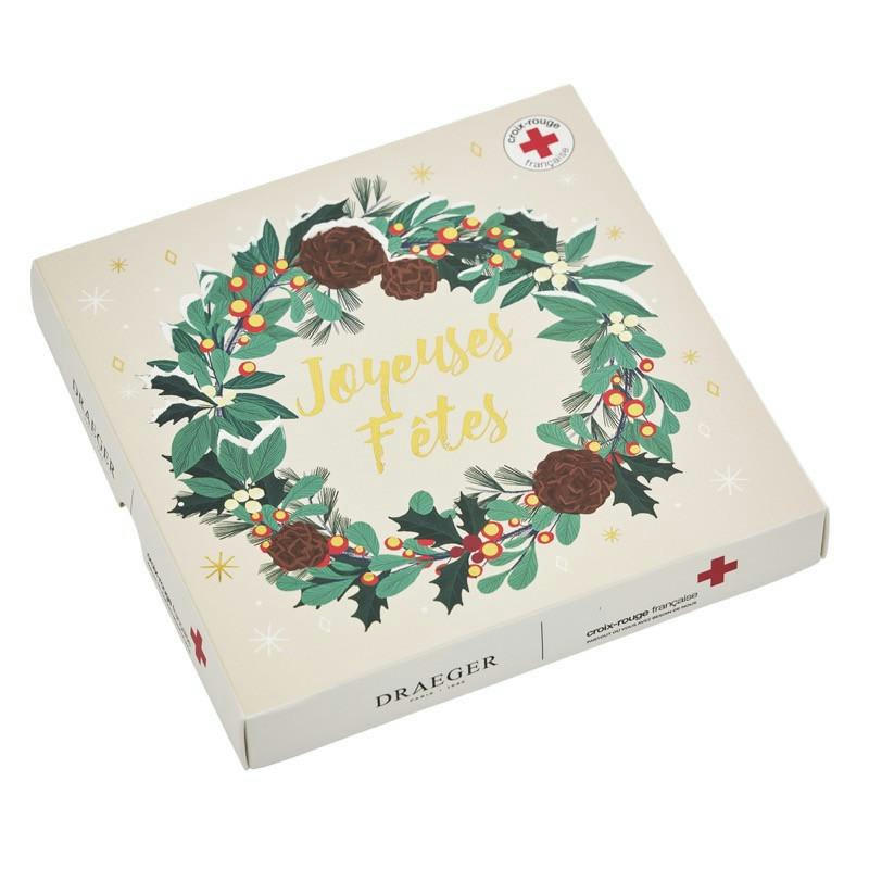 - Lot de 6 cartes de vœux avec enveloppe joyeuses fêtes sapin
