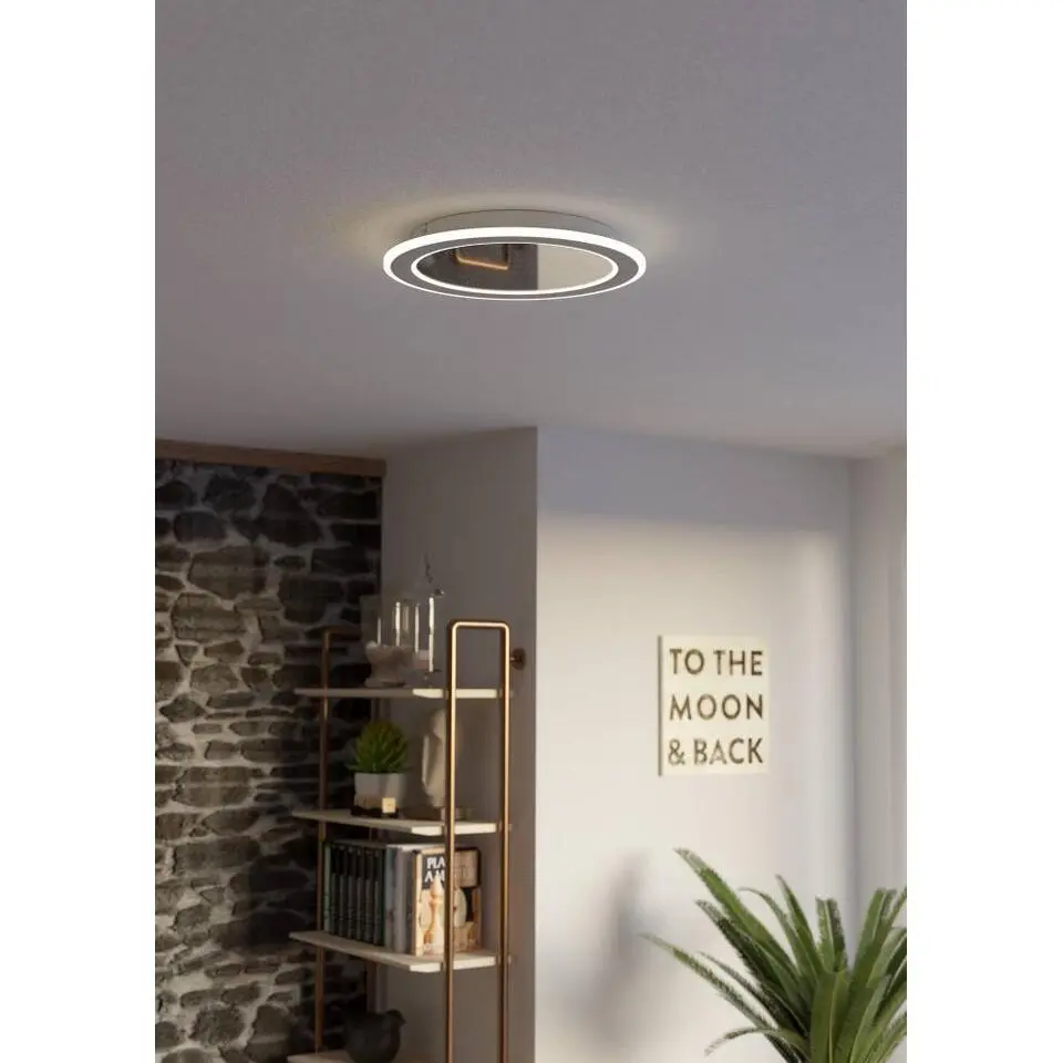 EGLO Macchioni Plafonni&egrave;re - LED - Kunststof - Wit - Afstandsbediening