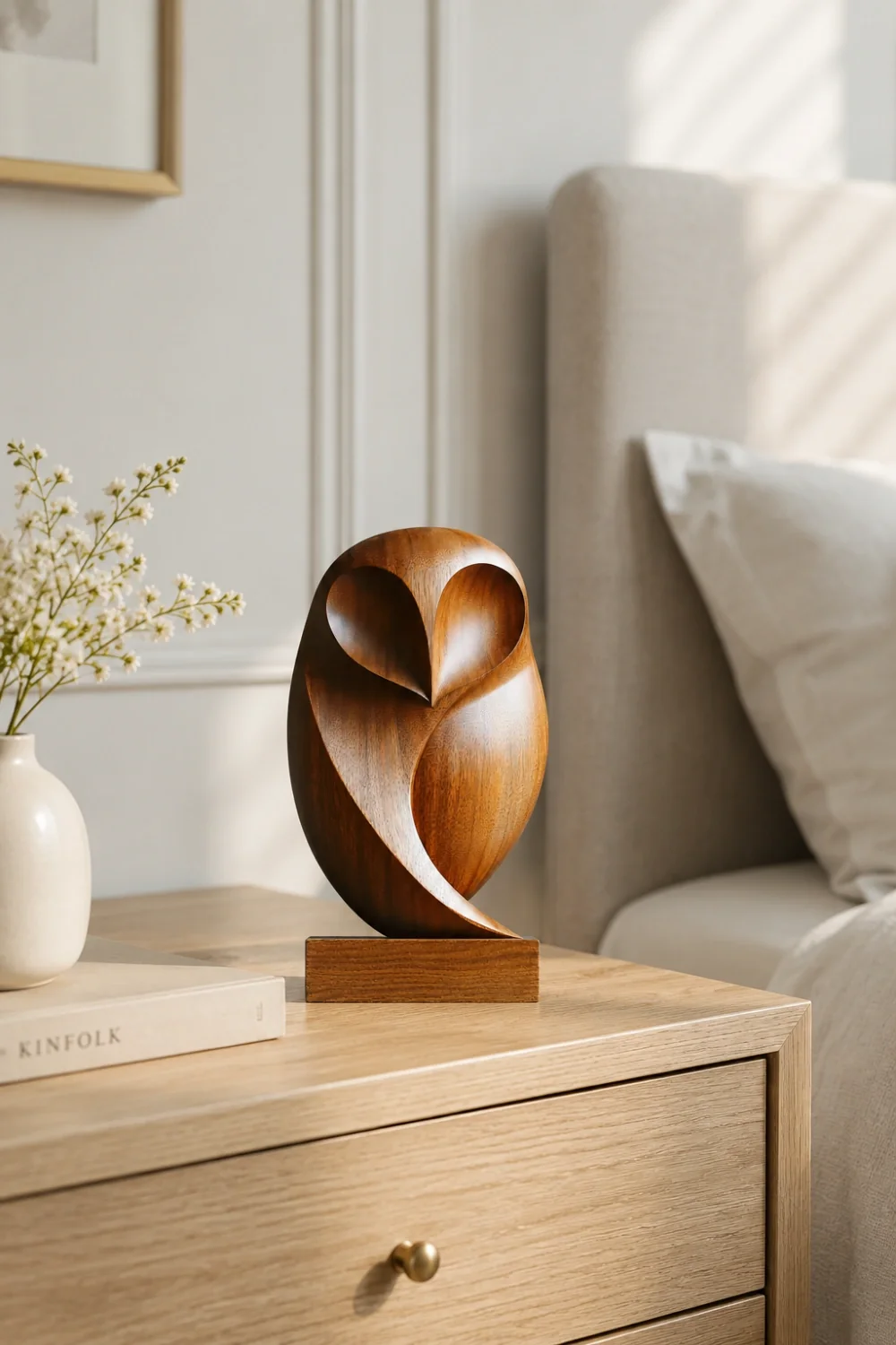 Owl Wood Sculpture #WA191