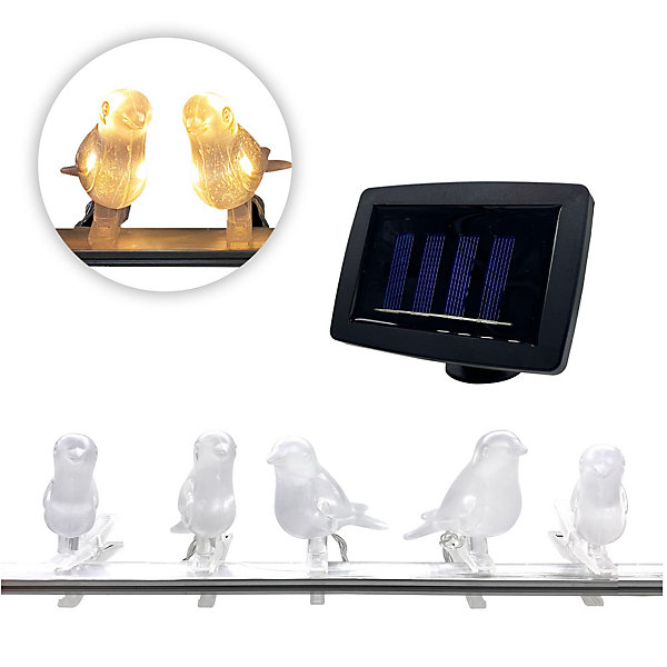 Guirlande FISHTEC luminaire Oiseau Solaire