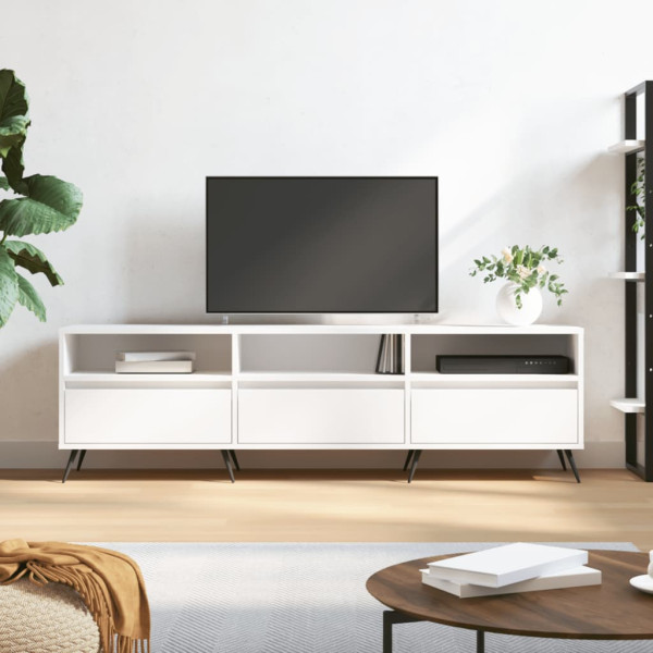 Szafka Pod Telewizor Biały Stolik Półka Szafka RTV150x30x44.5 cm