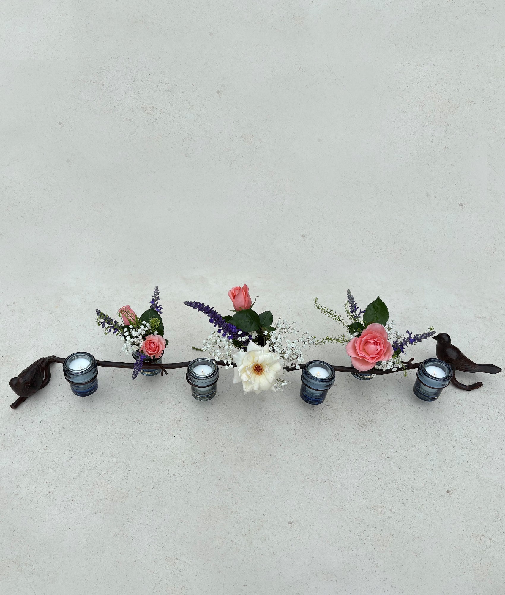 Azalea Railroad Glasses - Blue