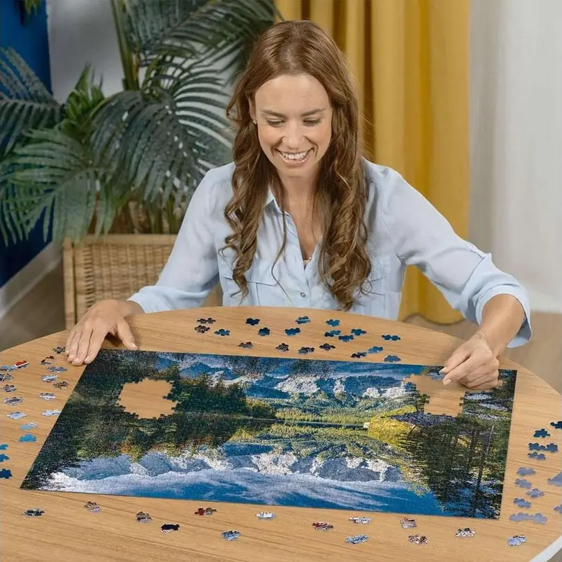 Puzzle Eibsee mit Wettersteingebirge