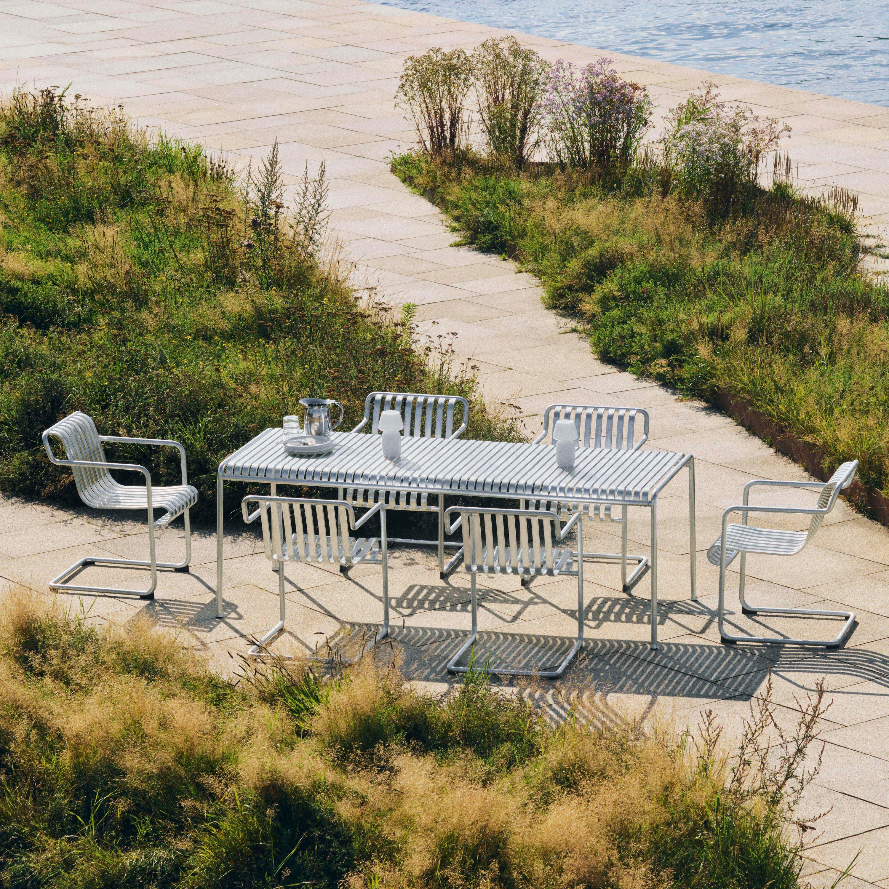 HAY Palissade Cantilever Tuinstoel - Gegalvaniseerd Staal
